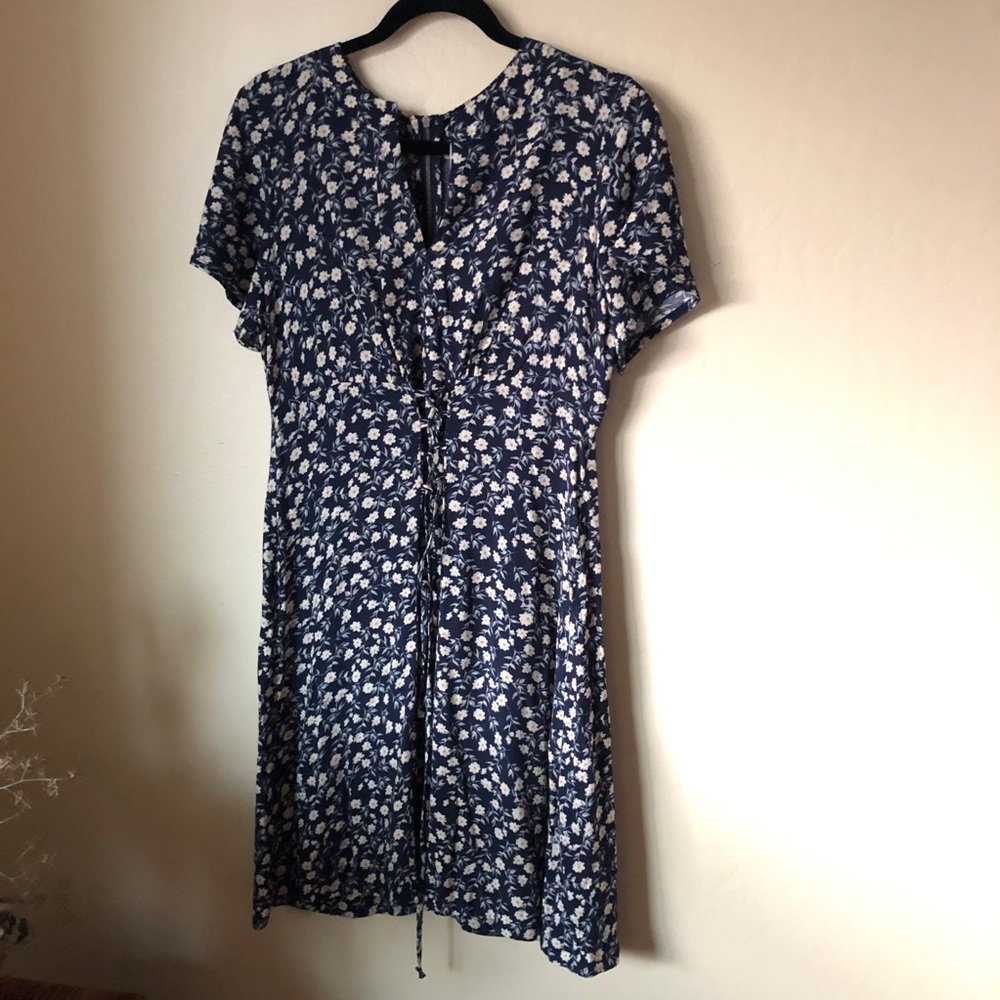Blue Floral Dress